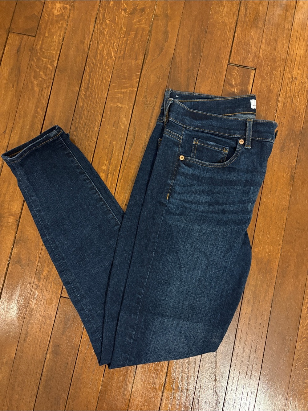 LOFT Dark Indigo Skinny Jeans